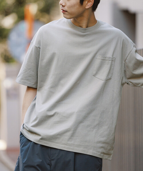 ビックシルエットシャツ 限定展開 STORATECH/ストラテック ビッグシルエット ポケットTシャツ