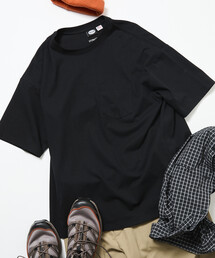 FREAK'S STORE | 限定展開 STORATECH ストラテック ビッグシルエット ポケットTシャツ 抗菌 防臭 制菌 UVカット 接触冷感 吸水速乾(Tシャツ/カットソー)