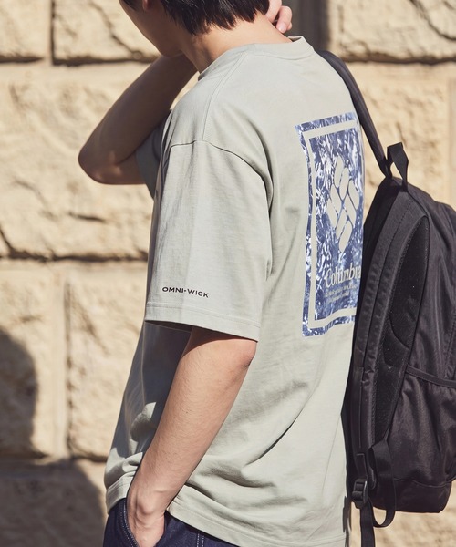 Columbia(コロンビア)の「【Columbia】ヤハラフォレストグラフィックショートスリーブTシャツ(Tシャツ/カットソー・メンズ・グレー/ベージュ/ホワイト/ブラック・S/L/M/XL)」の7枚目の写真