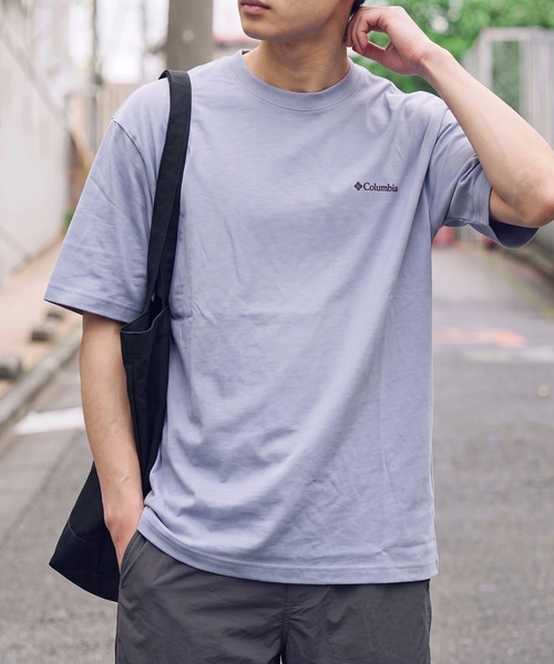 Columbia(コロンビア)の「【Columbia】ヤハラフォレストグラフィックショートスリーブTシャツ(Tシャツ/カットソー・メンズ・グレー/ベージュ/ホワイト/ブラック・S/L/M/XL)」の9枚目の写真