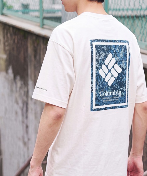 Columbia(コロンビア)の「【Columbia】ヤハラフォレストグラフィックショートスリーブTシャツ(Tシャツ/カットソー・メンズ・グレー/ベージュ/ホワイト/ブラック・S/L/M/XL)」の13枚目の写真