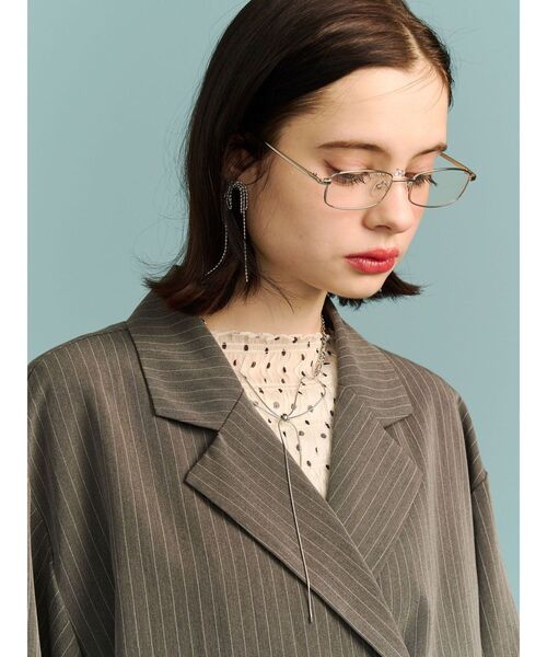 jouetie（ジュエティ）の「リボンモチーフネックレス（ネックレス・レディース・シルバー・FREE）」の3枚目の写真