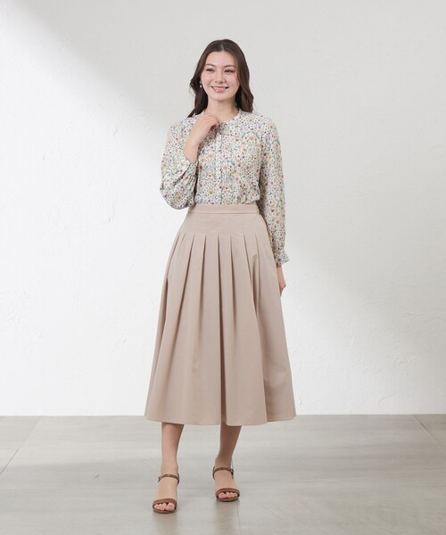 amaca(アマカ)の「【LIBERTY】ARCHWAY ブラウス(シャツ/ブラウス・レディース・ダークネイビー/オフホワイト・38/40)」の3枚目の写真