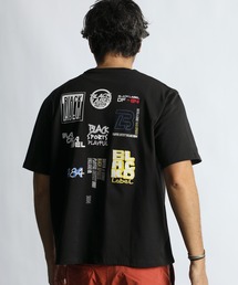 The DUFFER of ST.GEORGE（ザダファーオブセントジョージ）の「〔BLACK LABEL〕90s LOGO PRINT TEE:CVC天竺 速乾 90sロゴ プリントTEE（Tシャツ/カットソー）」