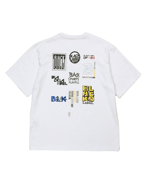 The DUFFER of ST.GEORGE(ザダファーオブセントジョージ)の「〔BLACK LABEL〕90s LOGO PRINT TEE:CVC天竺 速乾 90sロゴ プリントTEE(Tシャツ/カットソー・メンズ・ブルー/ブラック/ライトグレー/ホワイト・SMALL/MEDIUM/LARGE/X-LARGE)」の22枚目の写真