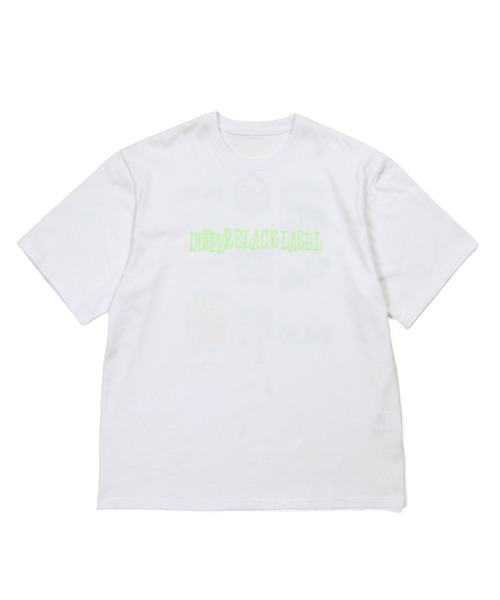 The DUFFER of ST.GEORGE(ザダファーオブセントジョージ)の「〔BLACK LABEL〕90s LOGO PRINT TEE:CVC天竺 速乾 90sロゴ プリントTEE(Tシャツ/カットソー・メンズ・ブルー/ブラック/ライトグレー/ホワイト・SMALL/MEDIUM/LARGE/X-LARGE)」の21枚目の写真