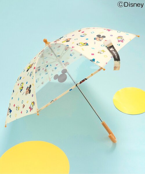 Disney(ディズニー)の「ディズニーキャラクター/アンブレラ(長傘・キッズ・キナリ・SMALL)」の1枚目の写真