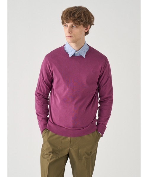 JOHN SMEDLEY｜ジョン スメドレーのニット/セーター（レッド/赤色系