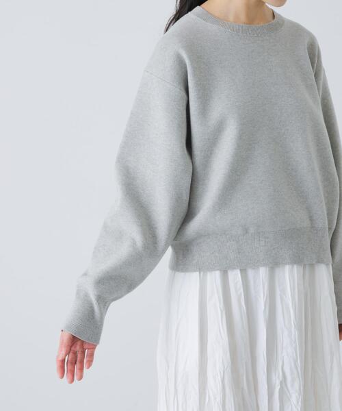 かぐれ(カグレ)の「コットンカシミヤスムースプルオーバー(ニット/セーター・レディース・ピンク/オートミール/ブラック・FREE)」の13枚目の写真