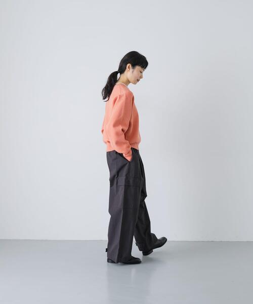 かぐれ(カグレ)の「コットンカシミヤスムースプルオーバー(ニット/セーター・レディース・ピンク/オートミール/ブラック・FREE)」の21枚目の写真