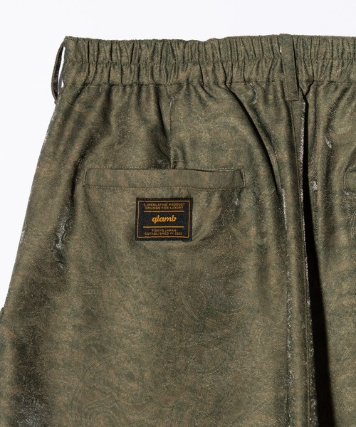 glamb（グラム）の「Paisley Cargo Pants / ペイズリーカーゴパンツ（カーゴパンツ・メンズ・ブラック/カーキ・S/M/L）」の14枚目の写真