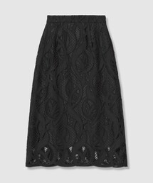 ANAYI | リーフコード刺繍 Iライン スカート〈セットアップ対応商品〉(スカート)