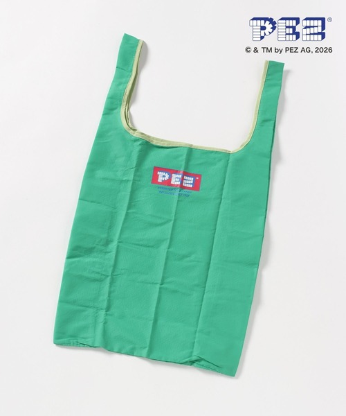 GLOBAL WORK（グローバルワーク）の「エコBAG/PEZ/638998（エコバッグ/サブバッグ・キッズ・グリーン/ホワイト・FREE）」の5枚目の写真