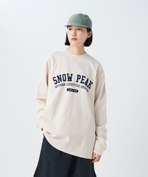 Snow Peak / Varsity Logo L/S T-Shirt バーシティロゴ Tシャツ