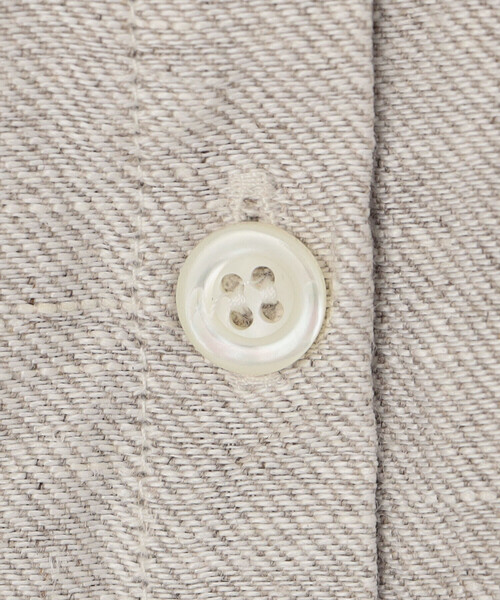 GALLEGO DESPORTES（ギャレゴデスポート）の「GALLEGO DESPORTES | リネン デザインカラー 長袖シャツ WOMEN（シャツ/ブラウス・レディース・Nat・S）」の7枚目の写真