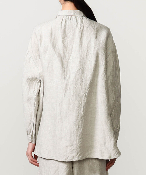 GALLEGO DESPORTES（ギャレゴデスポート）の「GALLEGO DESPORTES | リネン デザインカラー 長袖シャツ WOMEN（シャツ/ブラウス・レディース・Nat・S）」の10枚目の写真