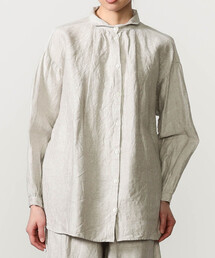 GALLEGO DESPORTES | GALLEGO DESPORTES | リネン デザインカラー 長袖シャツ WOMEN(シャツ/ブラウス)