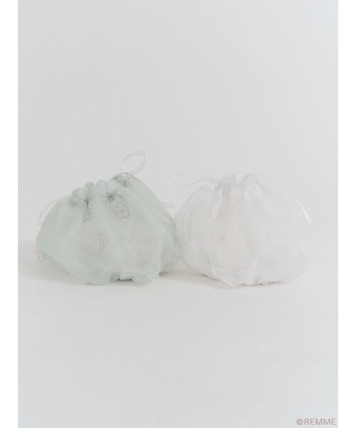 merry jenny（メリージェニー）の「Candy flower bag（ハンドバッグ・レディース・ミント/オフホワイト・FREE）」の8枚目の写真