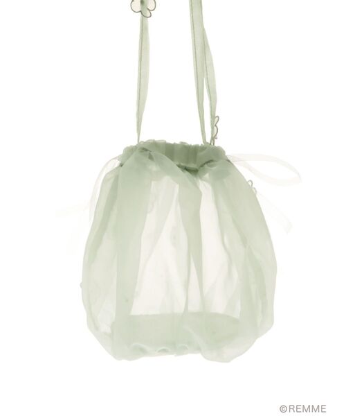 merry jenny（メリージェニー）の「Candy flower bag（ハンドバッグ・レディース・ミント/オフホワイト・FREE）」の11枚目の写真