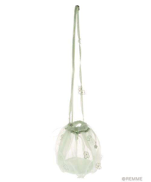 merry jenny（メリージェニー）の「Candy flower bag（ハンドバッグ・レディース・ミント/オフホワイト・FREE）」の17枚目の写真