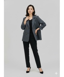 Day and Grade（デイアンドグレイド）の「ダブルボタンストライプテーラードジャケット（テーラードジャケット）」