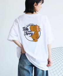 【Tom & Jerry/トム & ジェリー】別注 アソート アートワークデザイン サガラ刺繍 半袖Tシャツ