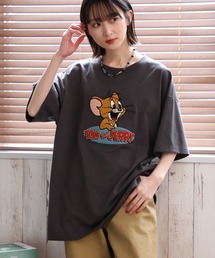 【Tom & Jerry/トム & ジェリー】別注 アソート アートワークデザイン サガラ刺繍 半袖Tシャツ