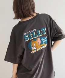 【Tom & Jerry/トム & ジェリー】別注 アソート アートワークデザイン サガラ刺繍 半袖Tシャツ