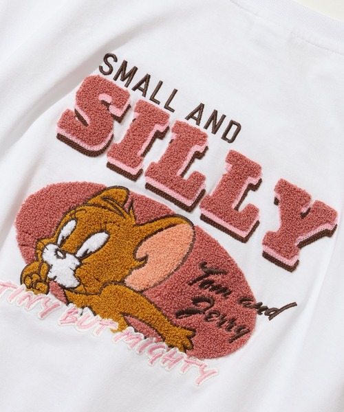 Tom＆Jerry（トムアンドジェリー）の「【Tom & Jerry/トム & ジェリー】別注 アソート アートワークデザイン サガラ刺繍 半袖Tシャツ（Tシャツ/カットソー・メンズ・ホワイト系3/ブラック系2/ベージュ系1/ブラック系1/ホワイト系4/ホワイト系2/ホワイト系1/ベージュ系2/ブラック系4/ネイビー系2/ネイビー系1/ブラック系3・M/LL/L）」の22枚目の写真
