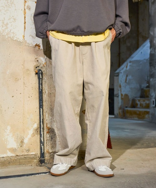 niko and...（ニコアンド）の「ウォッシュドイージーパンツ（デニムパンツ・メンズ・ブルー/ブラウン/ベージュ/その他2/その他1・LARGE/MEDIUM）」の3枚目の写真