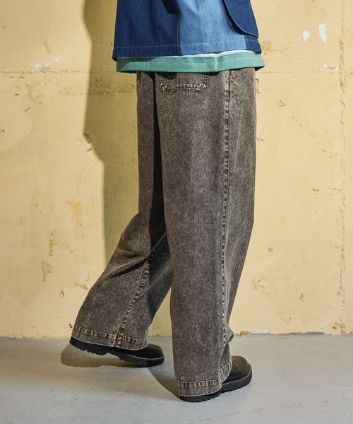 niko and...（ニコアンド）の「ウォッシュドイージーパンツ（デニムパンツ・メンズ・ブルー/ブラウン/ベージュ/その他2/その他1・LARGE/MEDIUM）」の9枚目の写真