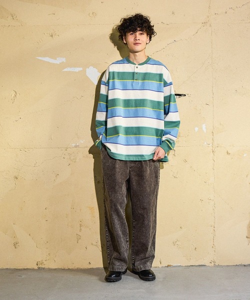 niko and...（ニコアンド）の「ウォッシュドイージーパンツ（デニムパンツ・メンズ・ブルー/ブラウン/ベージュ/その他2/その他1・LARGE/MEDIUM）」の8枚目の写真