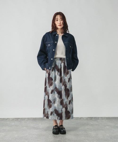 GLOBAL WORK(グローバルワーク)の「Beauteeアイレットリブ/632498(Tシャツ/カットソー・レディース・オフホワイト/ブラック/ダークブラウン・MEDIUM/LARGE)」の7枚目の写真