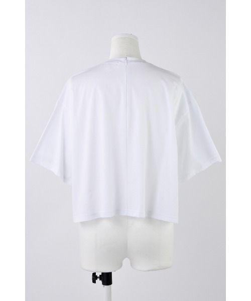 ENFOLD(エンフォルド)の「BOX WIDE T-SHIRT(Tシャツ/カットソー・レディース・ホワイト・38)」の3枚目の写真