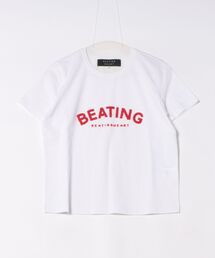 【S】【it】【BEATING HEART】ビーズ刺繍　ストレッチT