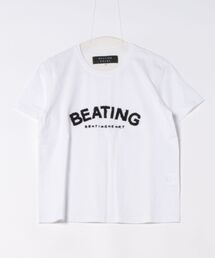 【S】【it】【BEATING HEART】ビーズ刺繍 ストレッチT