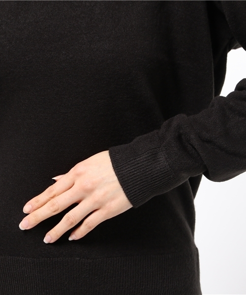 SLY（スライ）の「CASHMERE LIKE TOPS-S（ニット/セーター・レディース・キャメル/ブラック/カーキ/トップグレー・FREE）」の11枚目の写真