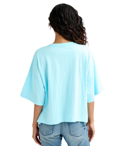 BILLABONG(ビラボン)の「BILLABONG/ビラボン 半袖 Tシャツ コード刺繍 ショート丈 BG013210(Tシャツ/カットソー・レディース・イエロー/ライトブルー/ブラック/ホワイト・M)」の11枚目の写真