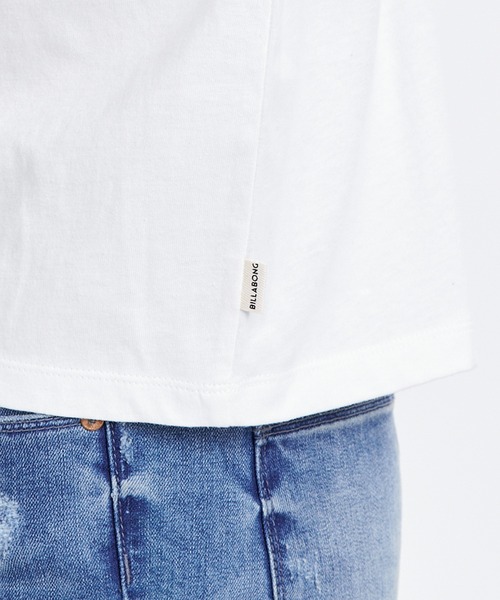 BILLABONG(ビラボン)の「BILLABONG/ビラボン 半袖 Tシャツ コード刺繍 ショート丈 BG013210(Tシャツ/カットソー・レディース・イエロー/ライトブルー/ブラック/ホワイト・M)」の7枚目の写真