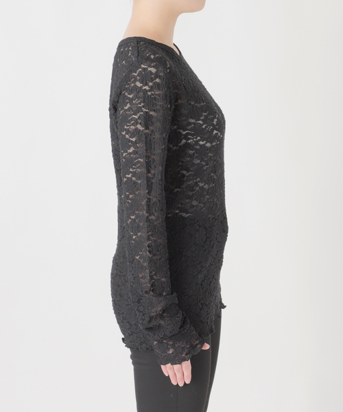 JOURNAL STANDARD（ジャーナルスタンダード）の「《追加2》ストレッチフラワーレースインナー（Tシャツ/カットソー・レディース・ホワイト/ブラック/アイボリー・FREE）」の20枚目の写真