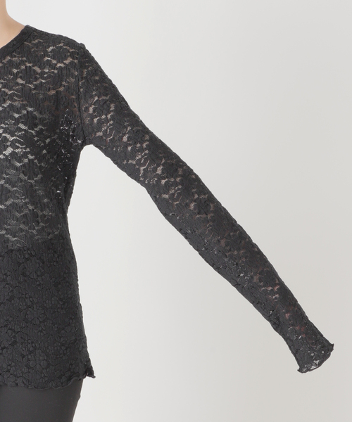 JOURNAL STANDARD（ジャーナルスタンダード）の「《追加2》ストレッチフラワーレースインナー（Tシャツ/カットソー・レディース・ホワイト/ブラック/アイボリー・FREE）」の21枚目の写真