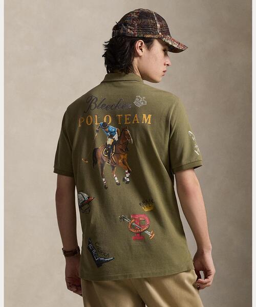 POLO RALPH LAUREN(ポロ ラルフ ローレン)の「クラシック フィット メッシュ グラフィック ポロシャツ(ポロシャツ・メンズ・グリーン・L/M/S/XL/XS/XXL)」の9枚目の写真