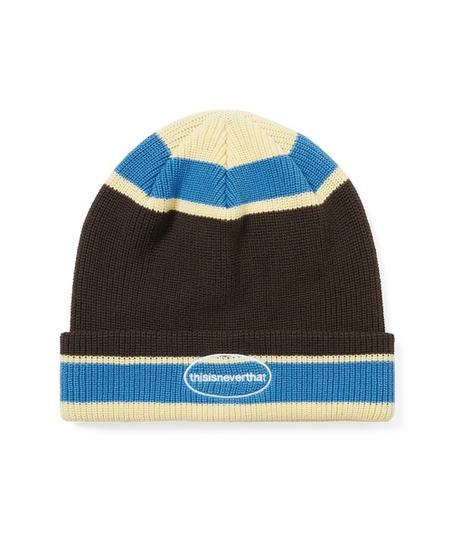セール】E/T-Logo Multi Striped Beanie（ニットキャップ/ビーニー