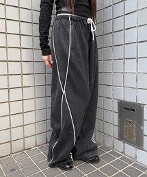 Figments | アシメサイドラインスウェットパンツ(スウェットパンツ)