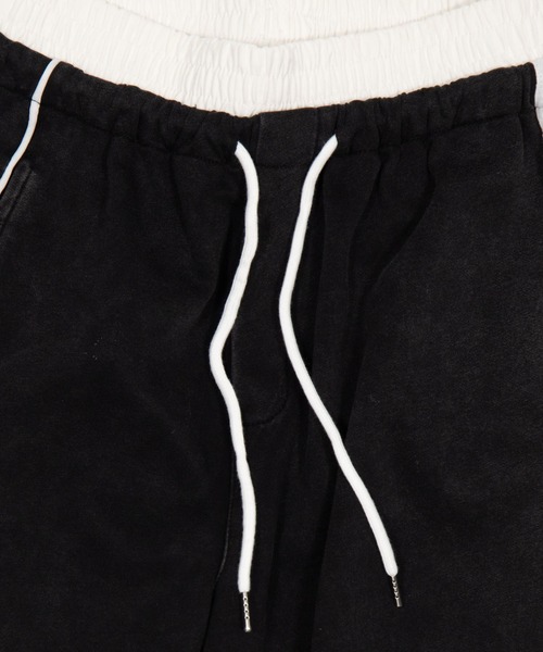 Figments（フィグメンツ）の「アシメサイドラインスウェットパンツ（スウェットパンツ・レディース・ブラック・FREE）」の3枚目の写真
