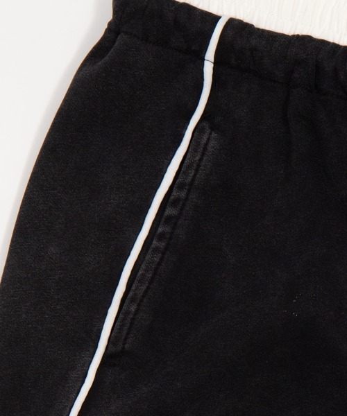 Figments（フィグメンツ）の「アシメサイドラインスウェットパンツ（スウェットパンツ・レディース・ブラック・FREE）」の4枚目の写真