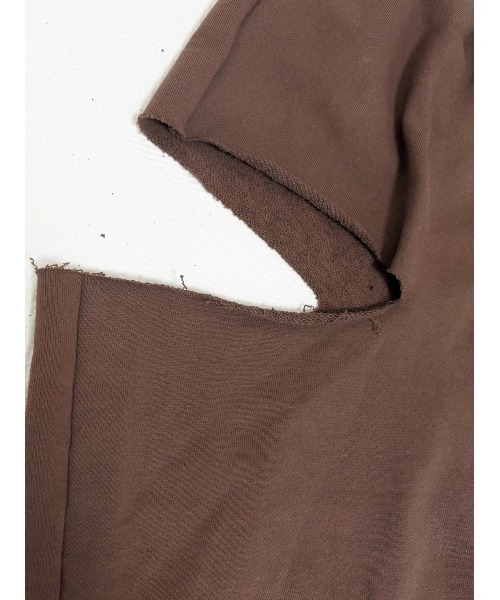 YACA(ヤーカ)の「Cutoff Logo Sweat PT/カットオフロゴスウェットパンツ【unisex item】(スウェットパンツ・レディース・モカ・FREE)」の11枚目の写真
