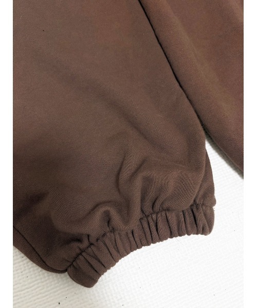 YACA(ヤーカ)の「Cutoff Logo Sweat PT/カットオフロゴスウェットパンツ【unisex item】(スウェットパンツ・レディース・モカ・FREE)」の12枚目の写真