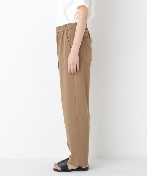 human woman(ヒューマンウーマン)の「◆【大人気追加生産 / ジャージー素材/ウォッシャブル】カノコストレッチベイカーパンツ(その他パンツ・レディース・ネイビー/ベージュ系その他/ブラック・LARGE/SMALL/MEDIUM)」の13枚目の写真