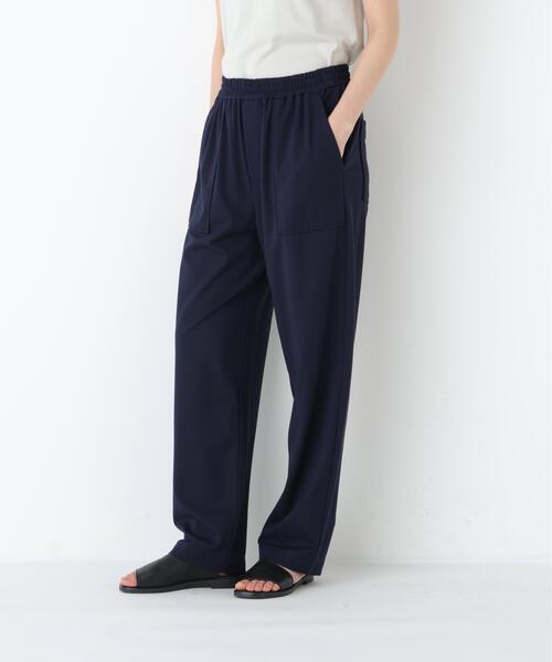 human woman(ヒューマンウーマン)の「◆【大人気追加生産 / ジャージー素材/ウォッシャブル】カノコストレッチベイカーパンツ(その他パンツ・レディース・ネイビー/ベージュ系その他/ブラック・LARGE/SMALL/MEDIUM)」の21枚目の写真